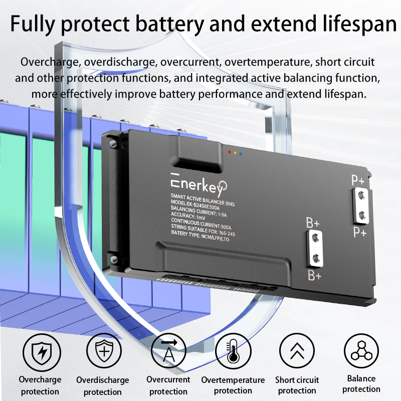 Enerkey Smart BMS 16S-24S 200A - đánh giá và giá Smart Bms 24S 200A Bluetooth Lifepo4