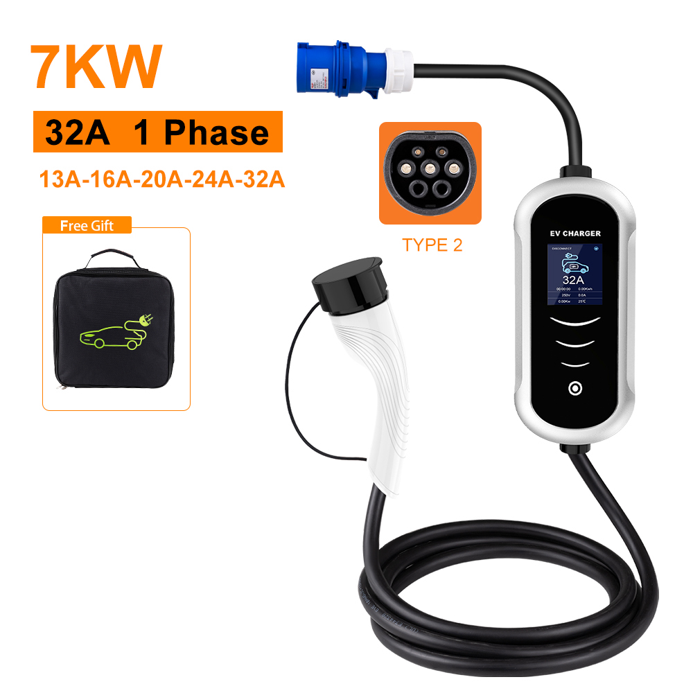 IPENGEN Type 2 Portable EV Cha - đánh giá và giá Type 2 Portable Ev Charger 11Kw Cee