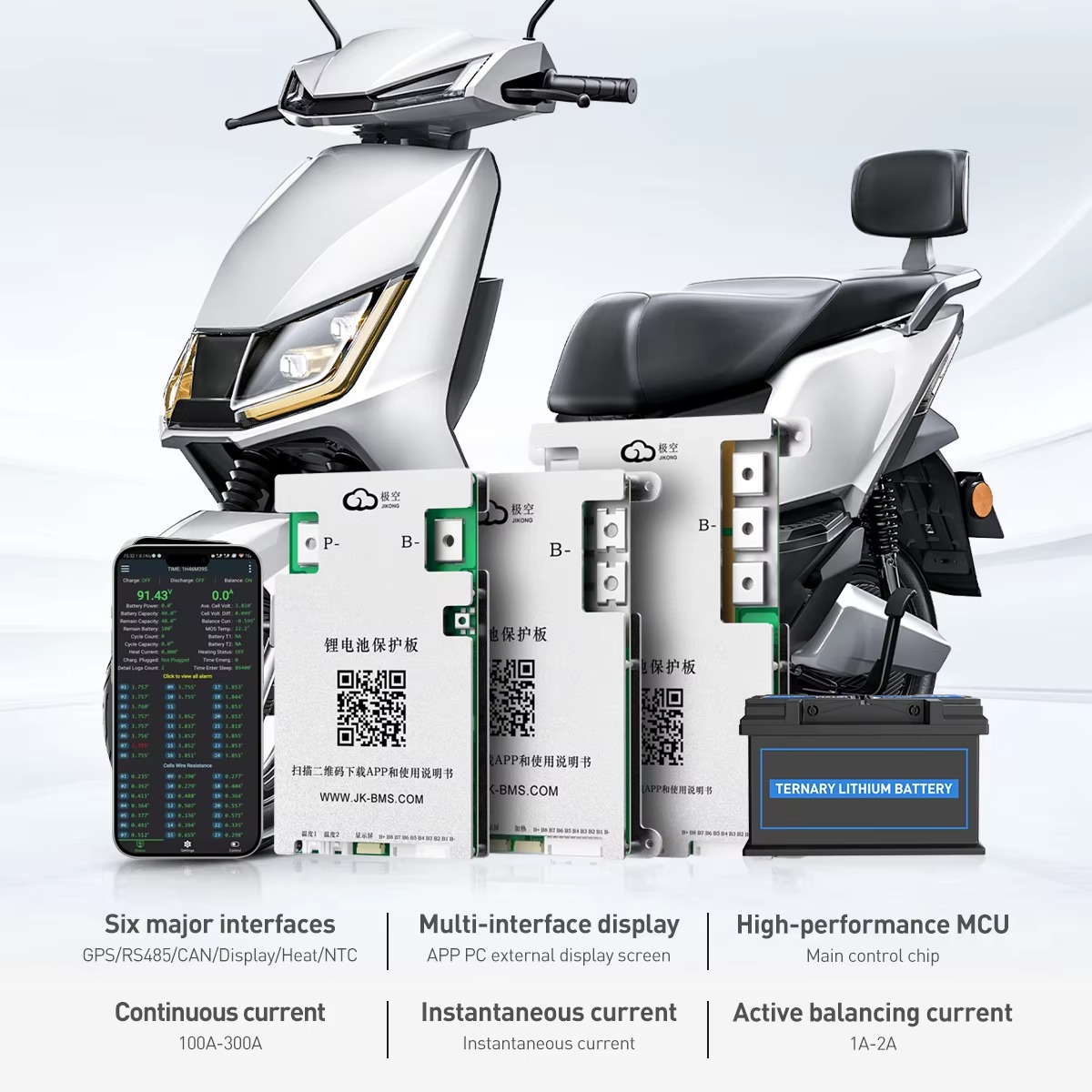 JIKONG JK-B2A24S30P Smart BMS  - đánh giá và giá Smart Bms 24S 200A Bluetooth Lifepo4