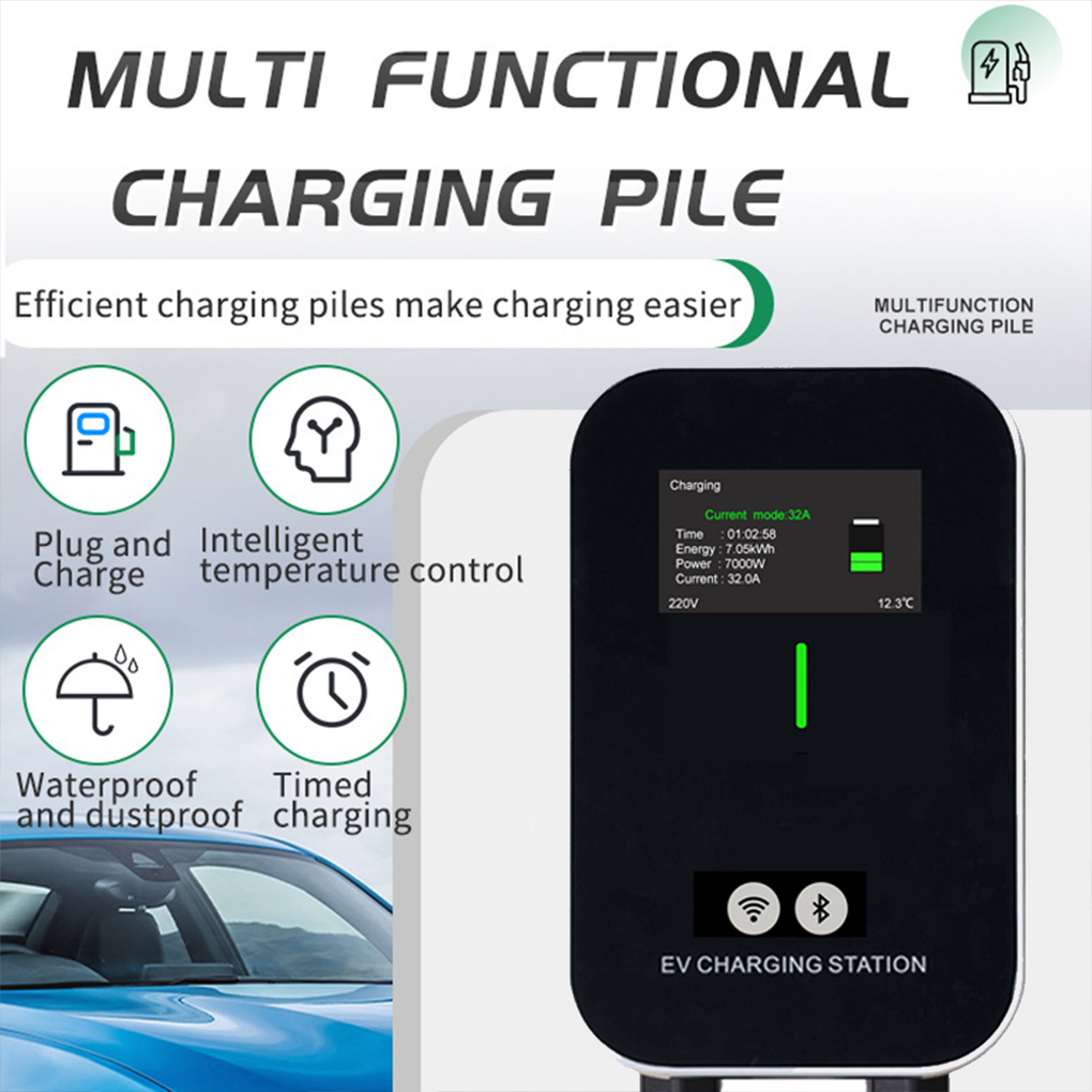 TYPE-2 Wallbox EV Charger 7KW  - đánh giá và giá Ev Charger Type 2 22Kw 32A 3 Phase
