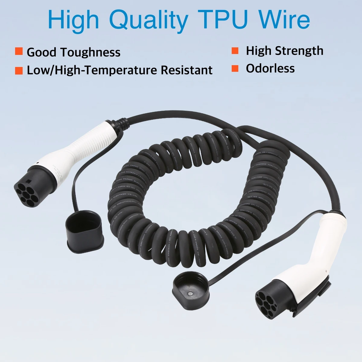 EVcharger4U 5M/7M Spiral EV Ch - đánh giá và giá Ev Charger Type 2 22Kw 32A 3 Phase