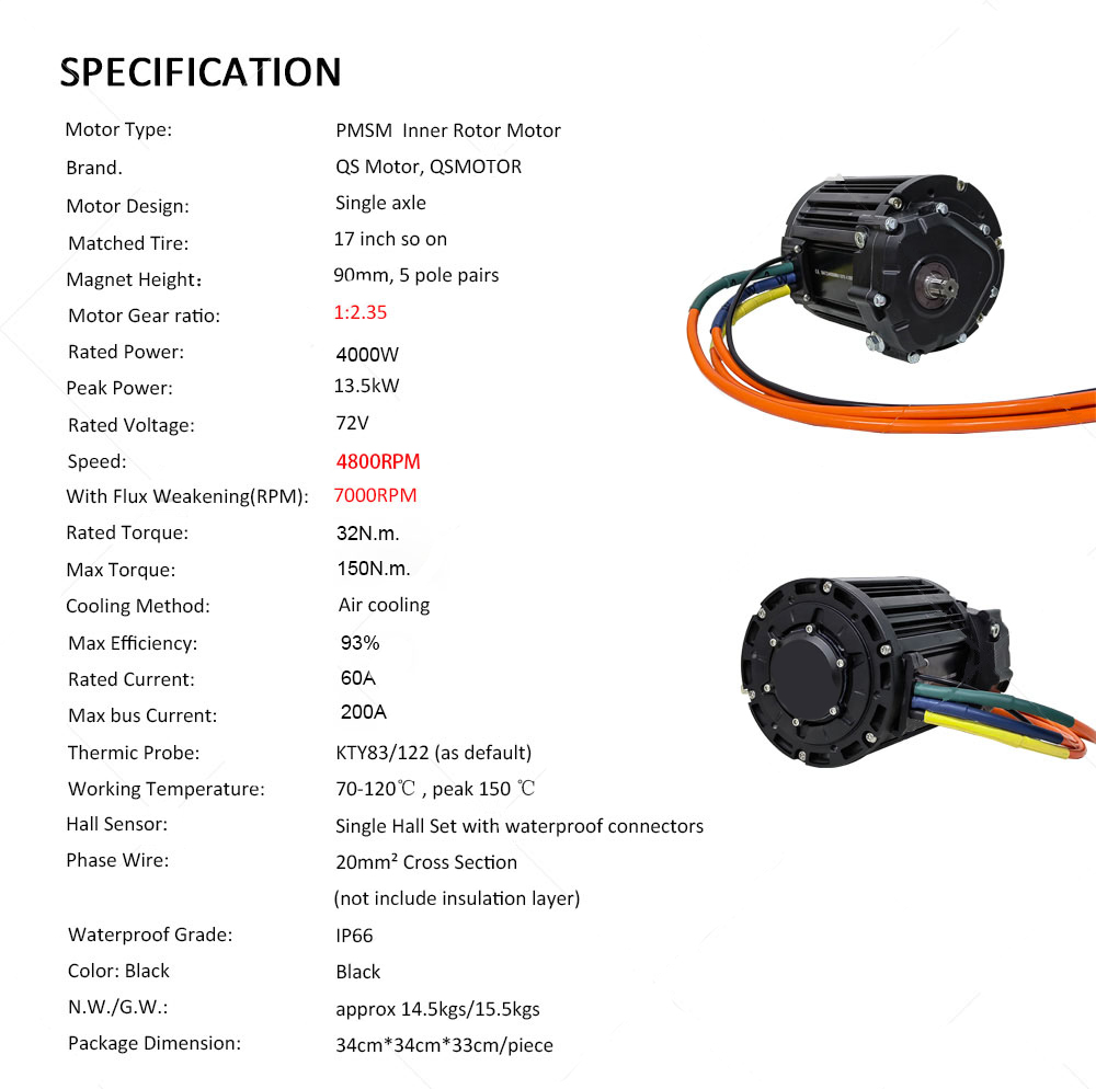 QS 90H 138 4000W V3 Mid Drive  - đánh giá và giá Fardriver Nd72850 Controller